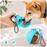 Portable Dog Water Bottle 2-In-1 Dog Water Dispenser Stainless Steel Pet Water